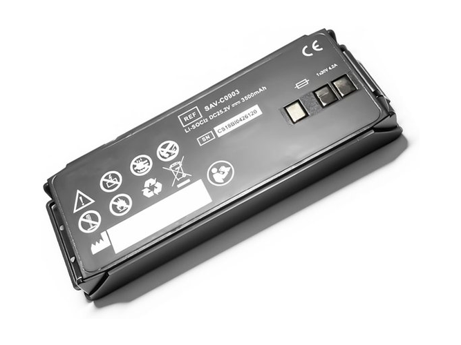 AMI Italia Saver One defibrillator vara-akku