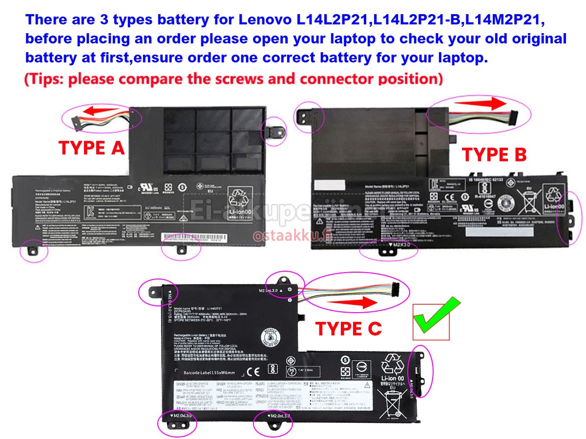 Lenovo-L14M2P21(2ICP6/54/90) vaihtoakuista