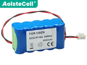 OSEN ECG-8110 BAT vaihtoakuista